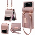thumbnail image 1 of TECH CIRCLE Wallet Case for Samsung Galaxy Z Flip4, Premium PU Leather Card Holder Wristband Strap Case Shockproof Hinge Protection Phone Cover for Girl Woman for Samsung Galaxy Z Flip4 ,Rosegold, 1 of 6
