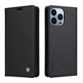 thumbnail image 1 of TECH CIRCLE Wallet Case For iPhone 12 Pro / 12 6.1 inch,Luxury Solid Color Magnetic Closure PU Leather Soft TPU Flip Card Stand Shockproof 360 Protection Cover.For iPhone 12 Pro / 12 6.1",Black, 1 of 10