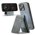 thumbnail image 1 of TECH CIRCLE Wallet Case for iPhone 12 Pro Max 6.7", Detachable 2-in-1 Stand RFID Blocking 4 Card Slot Wireless Charging Protective Case, PU Leather Removable Folio for iPhone 12 Pro Max 2020,Gray, 1 of 7