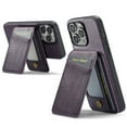 thumbnail image 1 of TECH CIRCLE Wallet Case for iPhone 12 Pro Max 6.7", Detachable 2-in-1 Stand RFID Blocking 4 Card Slot Wireless Charging Protective Case, PU Leather Removable Folio for iPhone 12 Pro Max 2020,Purple, 1 of 7
