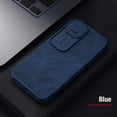 thumbnail image 1 of TECH CIRCLE Wallet Case for iPhone 14 Plus with Card Slots Holder Lens Camera Slide Non-Slip Protection Cover, Rugged PC PU Leather  Shockproof Glossy Slim Thin Fit Anti-Drop Flip Phone Case,Blue, 1 of 10