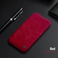 thumbnail image 1 of TECH CIRCLE Wallet Case for iPhone 14 Plus with Card Slots Holder Lens Camera Slide Non-Slip Protection Cover, Rugged PC PU Leather  Shockproof Glossy Slim Thin Fit Anti-Drop Flip Phone Case,Red, 1 of 10