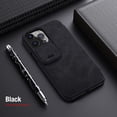 thumbnail image 1 of TECH CIRCLE Wallet Case for iPhone 14 Pro with Card Slots Holder Camera Lens Slide Case, Luxury PU Leather Rugged PC Shockproof Ultra Slim Thin Fit Classic Flip Leather Protective Cover,Black, 1 of 11
