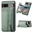 thumbnail image 1 of TECH CIRCLE Wallet Phone Case for Google Pixel 8 Pro 6.7", Premium PU Leather TPU Back Cover Shockproof Protective Cards Holder Kickstand Wallet Case Cover for Google Pixel 8 Pro 2023, Green, 1 of 7