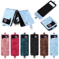thumbnail image 1 of TECH CIRCLE Wallet Phone Case For Samsung Galaxy Z Flip 5,Premium PU Leather High-quality Durable Shockproof Full Body Protective Phone Cover With Magnetic Buckle Flip Card Pocket Case,Lightblue, 1 of 8