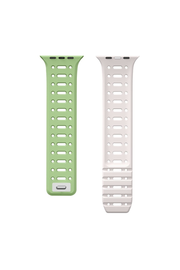 TECH CIRCLE Watch Sport Band for Apple Watch Band 49/46/45/44/42mm Magnetic Bands for Women Men Sport Magnetic Silicone Strap for iWatch Ultra 2/1 Series 10/9/8/7/6/5/4/3/2/1/SE,Mintstarlight