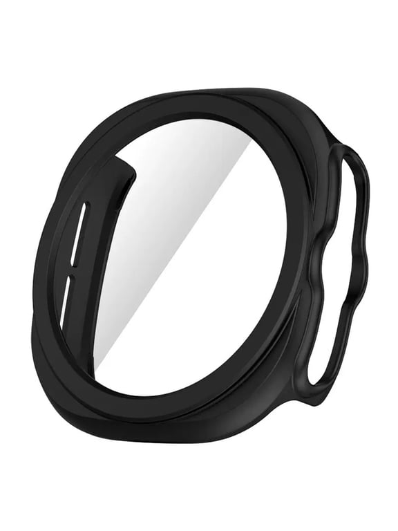 TECH CIRCLE for Samsung Galaxy Watch Ultra2 47mm Case, Built-In Screen Protector, PC Bumper Protective Lightweight Smart Watch Case Frame, Black