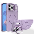 thumbnail image 1 of TECH CIRCLE for iPhone 16 Plus Case, Compatible with MagSafe, Camera Kickstand, Slim Skin Hybrid PC+TPU Protective Back Cover, Lavender, 1 of 5