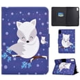thumbnail image 1 of TECH CIRCLE iPad 10th Generation 10.9 inch Case 2022, Cute Pattern Slim Folio Protective with Auto Wake/Sleep Multiple Angles Stand Smart Wallet Cover for Apple iPad 10th Gen 2022, White Fox, 1 of 6