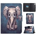 thumbnail image 1 of TECH CIRCLE iPad 10th Generation 10.9 inch Case 2022, Cute Pattern Slim Folio Protective with Auto Wake/Sleep Multiple Angles Stand Smart Wallet Cover for Apple iPad 10th Gen 2022,Elephant, 1 of 7