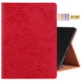 thumbnail image 1 of TECH CIRCLE iPad 10th Generation Case iPad 10.9 Inch Case 2022, Multi-Angle Viewing Stand Smart Cover PU Leather TPU Magnetic Card Pocket Wallet Auto Sleep/Wake Case,Red, 1 of 5
