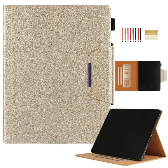 TECH CIRCLE iPad 10th Generation Case 10.9 Inch 2022,Multiple Viewing Angles Stand Folio Smart Case Cover with Auto Wake/Sleep Feature Protective Case for Apple iPad 10.9" 2022 10th Gen, Gold