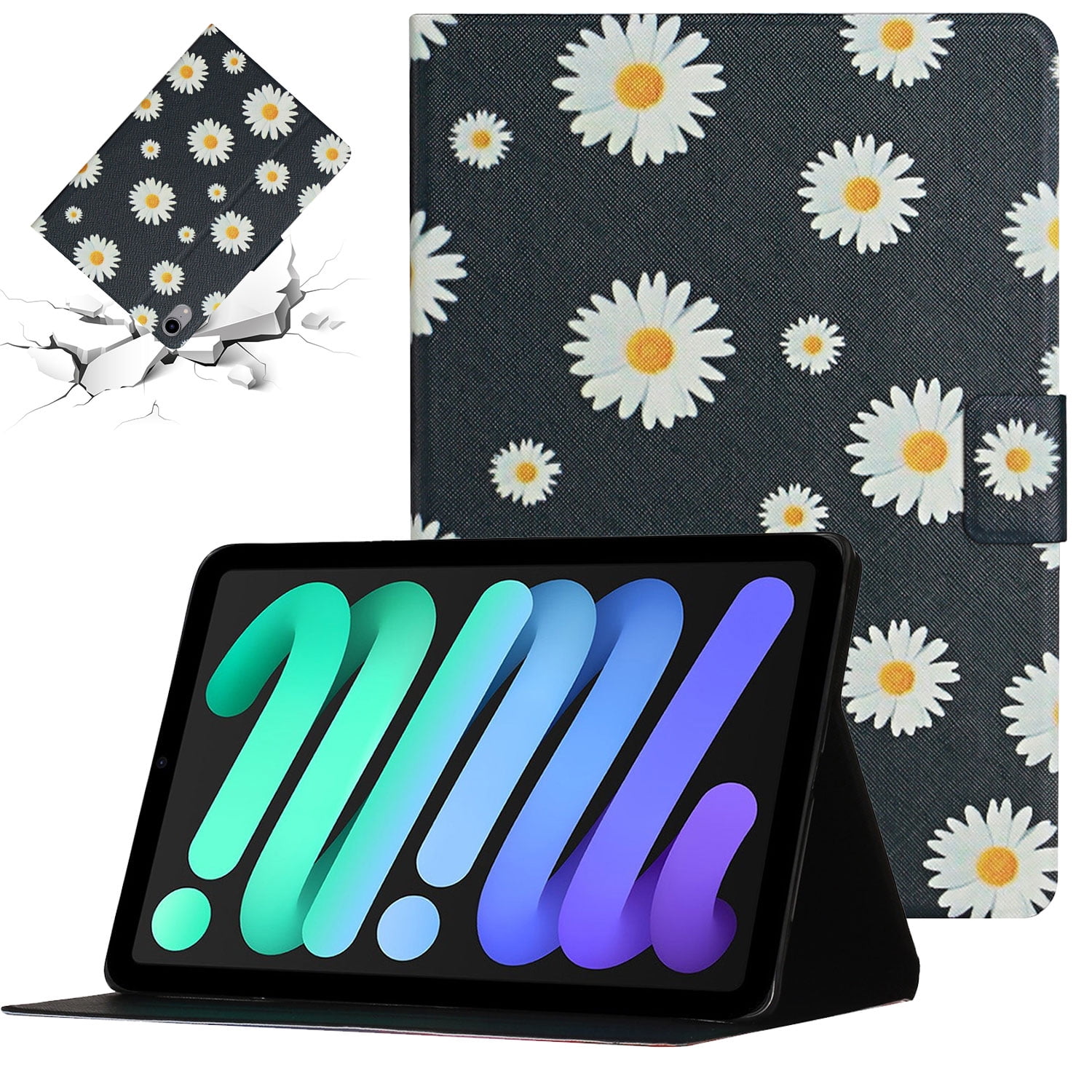 JETech Case For IPad (A16) 11th/10th Generation (2025/2022), PU Leather Folio Protective Tablet Cover Protective Case With Pen Holder & Pocket