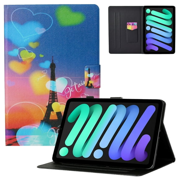 TECH CIRCLE iPad 10th Generation Case 10.9 Inch 2022, PU Leather Folio Adjustable Smart Stand Wallet Case with Auto Sleep/Wake Protective Covers for Apple iPad 10th Generation 10.9", Iron Tower