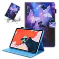thumbnail image 1 of TECH CIRCLE iPad 10th Generation Case iPad 10.9 Inch Case 2022, PU Leather Stand Wallet Smart Flip Multiple Viewing Angles Cover with Auto Sleep Wake Feature Protective Case, Purple Butterfly, 1 of 6