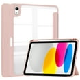 thumbnail image 1 of TECH CIRCLE iPad 10th Generation Case 2022, iPad 10.9 Inch Case with Clear Transparent Back and TPU Shockproof Frame Cover [Built-in Pencil Holder, Support Auto Sleep/Wake] for iPad 10th Gen, Rosegold, 1 of 8