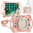thumbnail image 1 of TECH CIRCLE iPad 10th Generation Case 2022,360°Rotating Stand Multi Functional Handle Ring Heavy Duty Shockproof Rugged Full Body Protective Kids Case for iPad 10th Generation 10.9 inch,  Pink, 1 of 12