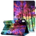 thumbnail image 1 of TECH CIRCLE iPad 10th Generation Case 2022, Flip Folio PU Leather Lightweight Stand Case with Auto Sleep/Wake Wallet Case for iPad 10th Gen 10.9 inch 2022 A2696 A2757 A2777, Colorful Forest, 1 of 7