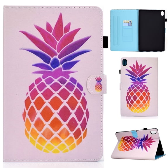 TECH CIRCLE iPad 10th Generation Case 2022,Multi-Angle Viewing Stand Folio Wallet Smart Cover with Auto Wake/Sleep Protectivev Slim Case for Apple iPad 10th Generation 10.9 inch 2022,Pineapple