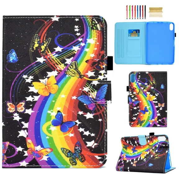 TECH CIRCLE iPad 10th Generation Case 2022,Multi-Angle Viewing Stand Folio Wallet Smart Cover with Auto Wake/Sleep Protectivev Slim Case for Apple iPad 10th Generation 10.9 inch 2022,Butterfly