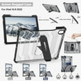 thumbnail image 1 of TECH CIRCLE iPad 10th Generation Case 2022, Slim Lightweight Stand Rugged Full Body Protective Back Shell with Pencil Holder for Apple 10.9" iPad Case 2022 Released, Clear, 1 of 6