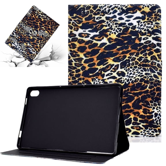 TECH CIRCLE iPad 10th Generation Case 2022, Slim Lightweight Stand TPU Back Shell Protective Folio Smart Cover with Auto Sleep/Wake Function for iPad 10th Generation 10.9 inch 2022, Leopard