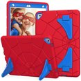 thumbnail image 1 of TECH CIRCLE for iPad 9/8/7 Generation 10.2 inch 2021 & 2020 and 2019 version ,Kids Protection,Heavy Duty Shock Resistant Rugged Protection case,with Kickstand for Kids ,Red+Blue, 1 of 7