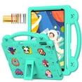 thumbnail image 1 of TECH CIRCLE for iPad 9th/8th/7th Gen 10.2" Kids Case,Cartoon Panda Shockproof Rugged Lightweight Convertible Handles Stand Kid Friendly Case with Pencil Holder for iPad 10.2 2021/2020/2019,Mintgreen, 1 of 7