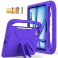 thumbnail image 1 of TECH CIRCLE for iPad Air 13 /iPad Pro 13" 2024 M4 Kids Case,iPad Pro 12.9 Case 6th/5th/4th/3rd Gen,Shockproof Protective Handle Stand Pencil Holder EVA Case for iPad Air 13"/Pro 13"/Pro 12.9",Purple, 1 of 6