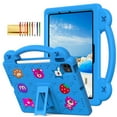 thumbnail image 1 of TECH CIRCLE for iPad Air 6th Gen 11 Inch Case 2024,iPad Pro 11 Inch Case 2024 5th Gen,Strawberry Panda Shockproof Rugged Lightweight Convertible Stand Kids Friendly Tablet Case with Handles,Skyblue, 1 of 6