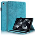 thumbnail image 1 of TECH CIRCLE iPad Case for iPad 10th Generation 2022, Slim Folio Stand Tree Embossed Premium Leather Magnetic Cover with Pencil Holder & Elastic Strap for iPad 10th Generation 10.9" 2022,Blue, 1 of 6
