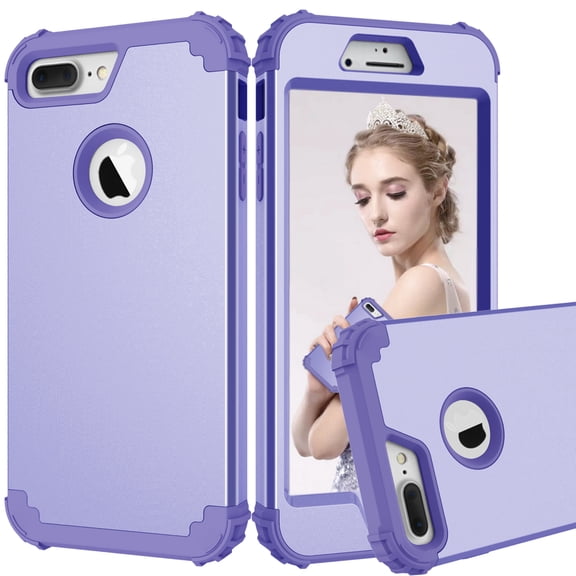 TECH CIRCLE For iPhone 11 Case, Dual Layer Slim Heavy Duty Hybrid Rugged Shockproof Anti-Scratch Protective Back Phone Cover for Apple iPhone 11 6.1" 2019,Lightpurple