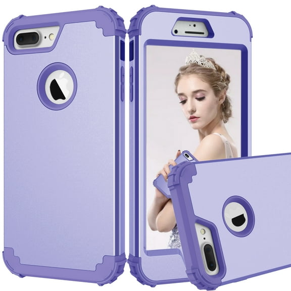 TECH CIRCLE For iPhone 11 Pro Max Case, Dual Layer Slim Heavy Duty Hybrid Rugged Shockproof Anti-Scratch Protective Back Phone Cover for Apple iPhone 11 Pro Max 6.5" 2019,Lightpurple