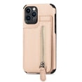 thumbnail image 1 of TECH CIRCLE iPhone 11 Pro,Protective Magnetic Case With Card Holder Stand Flip PU Leather Zipper Coin Purse Case for iPhone 11 Pro,Khaki, 1 of 12