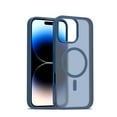 thumbnail image 1 of TECH CIRCLE for iPhone 11 Pro Strong Magnetic Hybrid Case [Compatible with Magsafe] Slim Military Grade Drop Protection Shockproof Protective Cover with Translucent Matte Hard Back Cover,Blue, 1 of 5