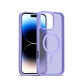 thumbnail image 1 of TECH CIRCLE for iPhone 11 Strong Magnetic Hybrid Case [Compatible with Magsafe] Slim Military Grade Drop Protection Shockproof Protective Cover with Translucent Matte Hard Back Cover,Purple, 1 of 5