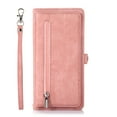 thumbnail image 1 of TECH CIRCLE iPhone 11 case,Retro PU Leather Flip Shockproof Magnetic Zipper Wallet Stand Case Cover for iPhone 11 6.1 inch,Rosegold, 1 of 10