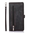 thumbnail image 1 of TECH CIRCLE iPhone 11 case,Retro PU Leather Flip Shockproof Magnetic Zipper Wallet Stand Case Cover for iPhone 11 6.1 inchBlack, 1 of 9