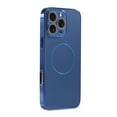 thumbnail image 1 of TECH CIRCLE for iPhone 12 Pro Max Crystal Hybrid Case Shockproof All-Inclusive Camera Lens Protection Magnetic Slim Luxury Business Frosted Cover, Compatible with MagSafe Wireless Charging,Blue, 1 of 7