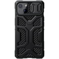 thumbnail image 1 of TECH CIRCLE for iPhone 13 6.1 Inch Sliding Camera Protective Case, PC Hard Back Panel Scratchproof and TPU Soft Border Shockproof Armor Rugged Case for iPhone 13, Black, 1 of 9