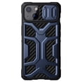 thumbnail image 1 of TECH CIRCLE for iPhone 13 6.1 Inch Sliding Camera Protective Case, PC Hard Back Panel Scratchproof and TPU Soft Border Shockproof Armor Rugged Case for iPhone 13, Blue, 1 of 9