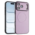 thumbnail image 1 of TECH CIRCLE For iPhone 13 Flexible PU Leather Magnetic Hybrid Case Lightweight Shock-Absorbent Anti-Fingerprint Anti-Scratch Wireless Charging Non-Slip Protective Back Cover,Purple, 1 of 11