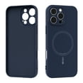thumbnail image 1 of TECH CIRCLE for iPhone 13 Flexible TPU Magnetic Matte Solid Color Case Slim Shockproof Full Cover Camera Protection Cover - Military Drop Proof Anti-Scratch Durable Silicone Protective,Darkblue, 1 of 7