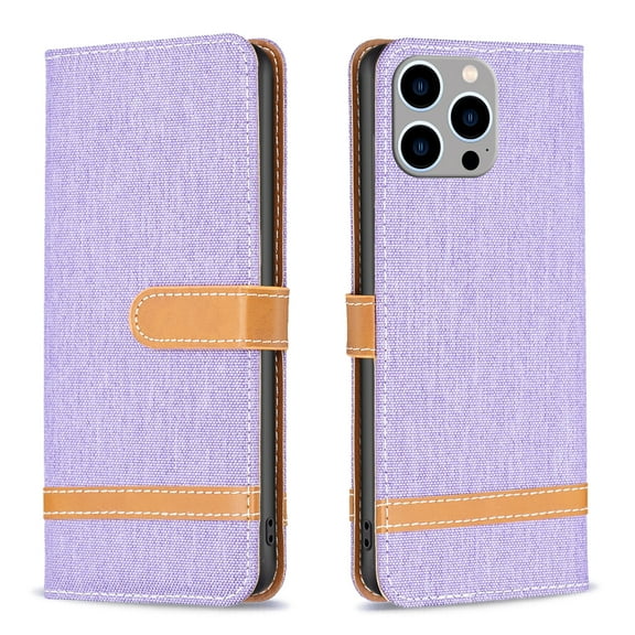 TECH CIRCLE For iPhone 13 Mini Wallet Case,Flip Folio Shockproof Protective Cover with Card Holder Kickstand Purse Wrist Strap Phone Case for Apple iPhone 13 Mini 5.4" 2021,Purple