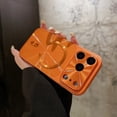 thumbnail image 1 of TECH CIRCLE for iPhone 13 Pro Max Case with Camera Protection, Built-in Magnetic Ring, Compatible with Wireless Charging, Vibrant and Trendy Color, Protective Cute Slim Cover, Orange, 1 of 7