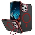 thumbnail image 1 of TECH CIRCLE for iPhone 13 Pro Max Case with Magnetic Lens Stand,Compatible with MagSafe,Slim Anti-Scratch Scratch-Resistant Shockproof Protective Magnetic Back Phone Case for iPhone 13 Pro Max,Red, 1 of 8