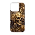 thumbnail image 1 of TECH CIRCLE for iPhone 13 Pro Max Phone Case,Ultra Thin Slim Flexible TPU Cover Soft Silicone for Women Girl Cute Anti-Scratch Protective Shockproof Bumper Support Wireless Charging, A2 Skull, 1 of 1