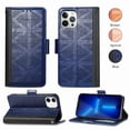 thumbnail image 1 of TECH CIRCLE for iPhone 13 pro Flip Case, Luxury Credit Card Photo Pocket Kickstand Matte Shockproof Wallet Folio Phone Case Cover Compatible with iPhone 13 pro 6.1 inch,Blue, 1 of 12