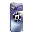 thumbnail image 1 of TECH CIRCLE for iPhone 14 Magnetic Hybrid Case,[Compatible with MagSafe][Military Drop&Full Camera Lens Protector] Large Window Logo View Dust-Proof Matte Shockproof Cover,Darkpurple, 1 of 13