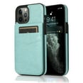 thumbnail image 1 of TECH CIRCLE iPhone 14 Pro Max 6.7 inch Case,Premium Leather Magnetic Clasp Kickstand Heavy Duty Protective Cover with Credit Card Holder for iPhone 14 Pro Max 6.7 inch 2022, Mint, 1 of 7